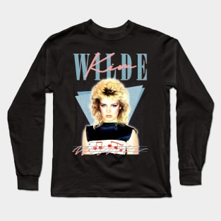 Kim Wilde / 80s Aesthetic Fan Art Design Long Sleeve T-Shirt